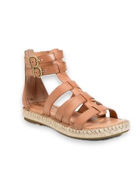 Born San Jacinto Tan Leather Gladiator Sandals